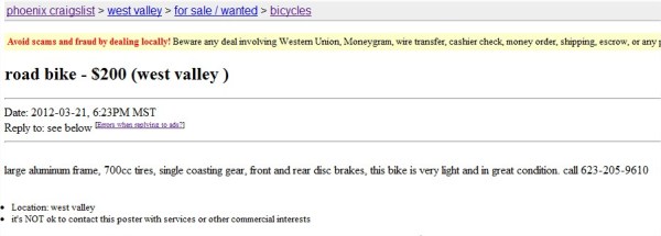 road bike - Google Chrome