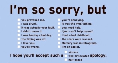 apology